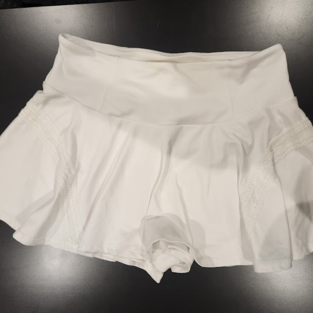 Free People Movement White Athletic Skirt Size Large - Picture 2 of 8